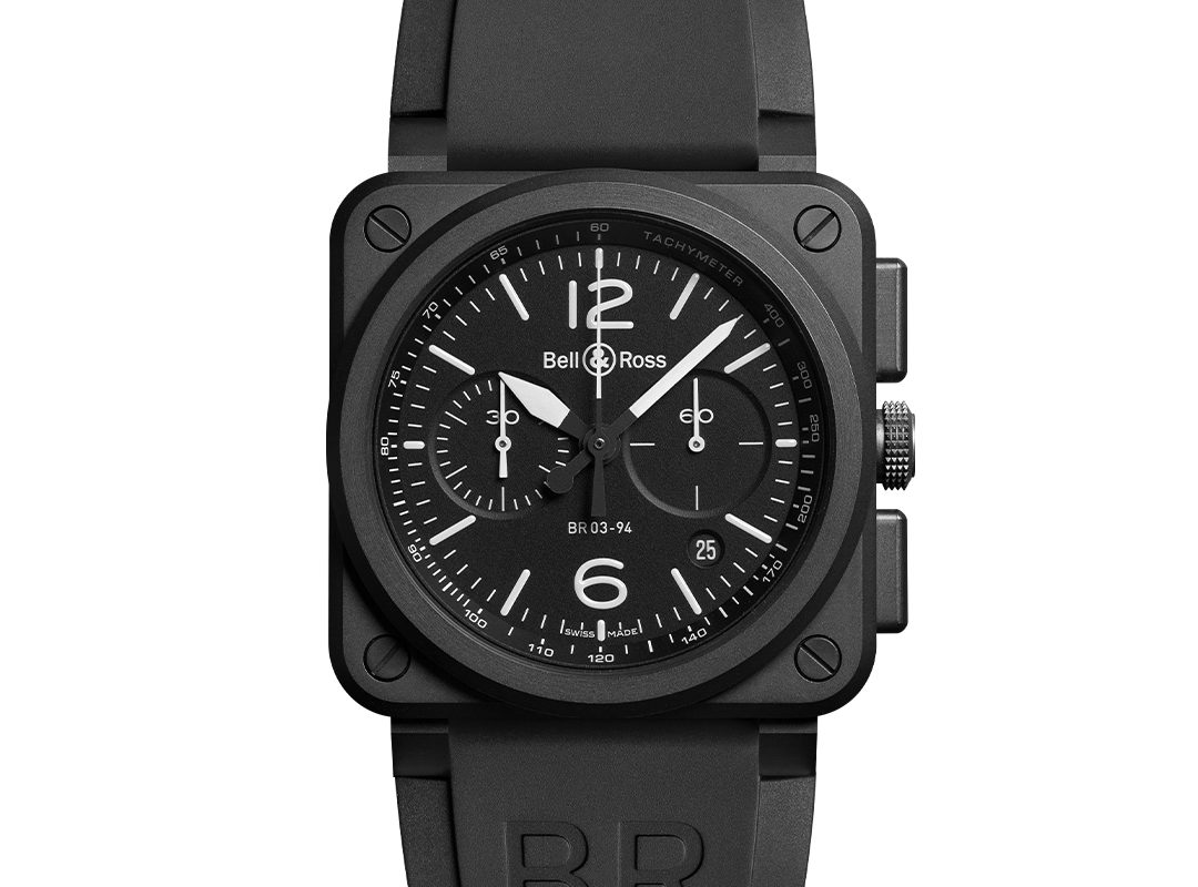 BR03 94 Black Matte Ceramic Luxury Watch Westime