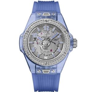 Big Bang One Click Blue Sapphire Diamonds Hublot Watch