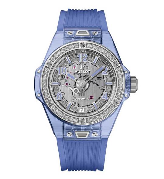 Big Bang One Click Blue Sapphire Diamonds Hublot Watch