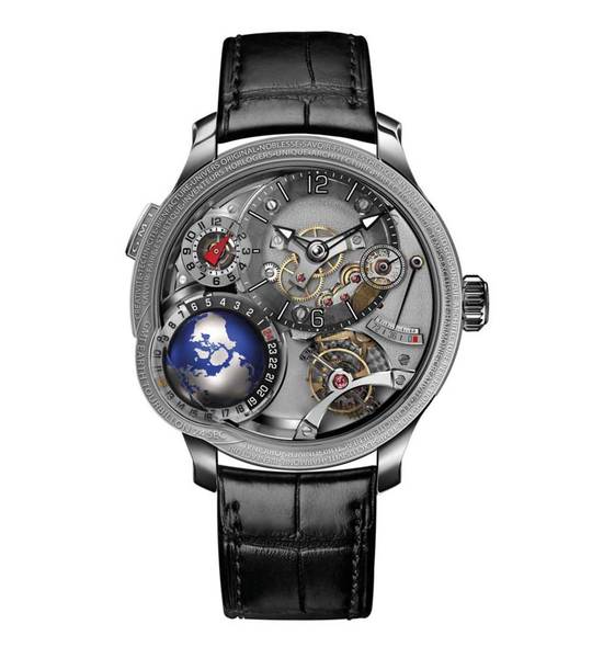 Greubel forsey gmt globe double tourbillon watch best sale