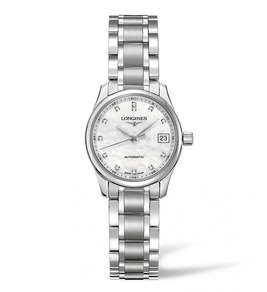 The Longines Master Collection 25mm Stainless Steel with Diamonds
