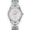 The Longines Master Collection, 38mm, Silver, Stainless Steel with Diamonds