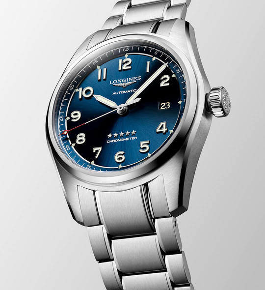 Longines Spirit 40mm Automatic Stainless Steel Luxury Watch | Westime