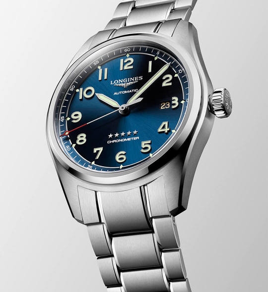 Longines Spirit 42mm Automatic Stainless Steel Luxury Watch | Westime