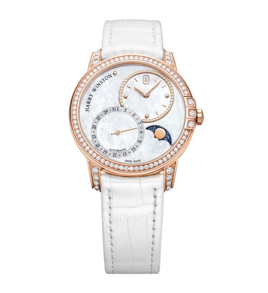 Harry Winston Midnight Date Moon Phase Automatic 36mm