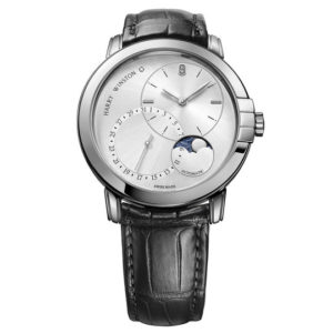 Harry Winston Midnight Moon Phase 42mm 18K White Gold