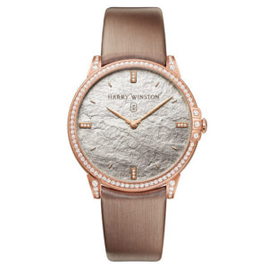 Harry Winston Midnight Monochrome 32mm 18K Rose Gold