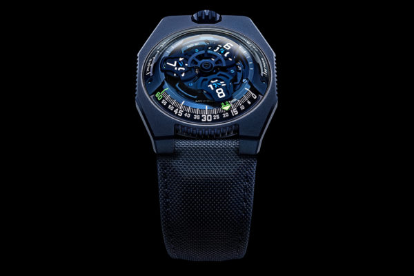 URWERK UR-100 Blue Planet Luxury Watch