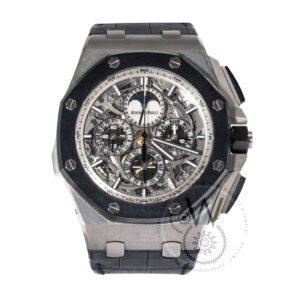 Audemars Piguet Royal Oak Offshore Moon Phase 26571IO.OO.A002CA.01 44mm Luxury Watch Front View