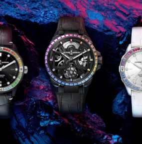 Ulysse Nardin Plunges Into the Polychromatic World of the Neon Rainbow Setting