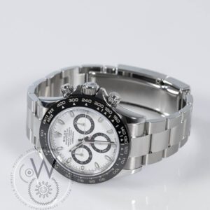 Rolex Daytona 116500LN in stainless steel with white dial, 40mm