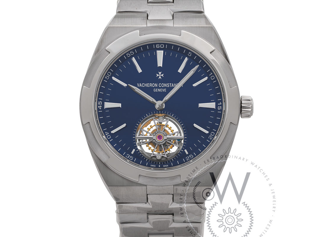 Overseas Certified Pre Owned Watch in Blue - Vacheron Constantin