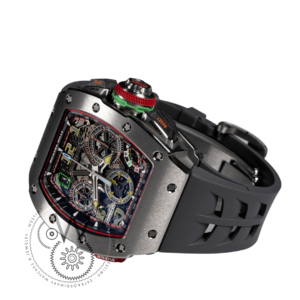 Richard Mille RM 65-01 Titanium Skeleton Chronograph with black rubber strap – RM CPO