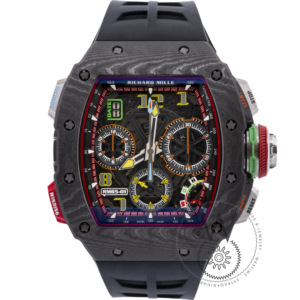 Richard Mille RM 35-02 Rafael Nadal, Carbon TPT® case, red Quartz TPT® bezel, skeletonized dial.