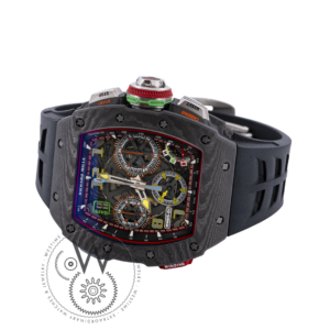 Richard Mille RM 35-02 Rafael Nadal, Carbon TPT® case, red Quartz TPT® bezel, skeletonized dial.