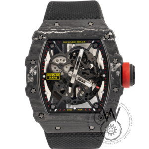 Richard Mille RM 35-02 Rafael Nadal, Carbon TPT® case, Quartz TPT® bezel, skeletonized dial.