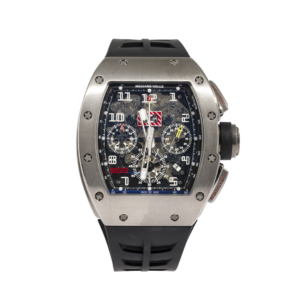Richard Mille Certified Pre-owned, RM 011 FM AH, WG, Automatic Flyback Chronograph Felipe Massa White Gold/Titanium Skeleton Dial Men's watch