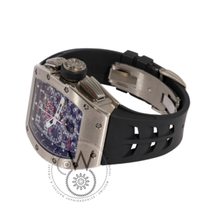 Richard Mille Certified Pre-owned, RM 011 FM AH, WG, Automatic Flyback Chronograph Felipe Massa White Gold/Titanium Skeleton Dial Men's watch Side View