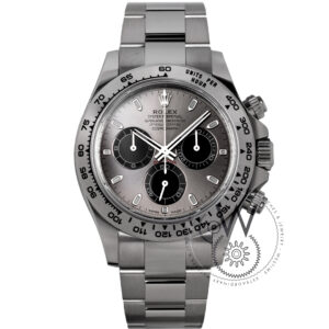 Rolex Daytona White Gold Steel/Silver Index Dial White Gold Bezel Oyster Bracelet 116509 Pre-owned watch