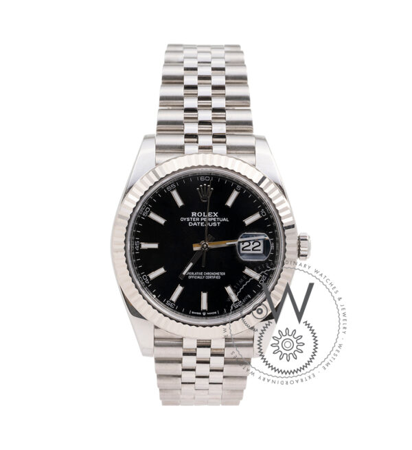 Rolex stainless steel hot sale datejust jubilee band