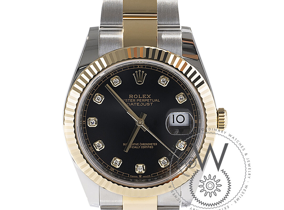 Black and 2024 gold datejust