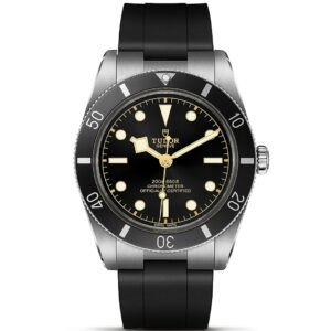 Tudor Black Bay 54 M79000N-0002, Manufacture Calibre MT5400 (COSC), 37mm steel case, Black rubber strap luxury mens watch