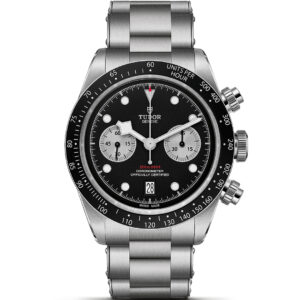 TUDOR M79360N-0001 BLACK BAY CHRONO, Manufacture Calibre MT5813 (COSC),41mm steel case, Rivet steel bracelet, luxury men's watch
