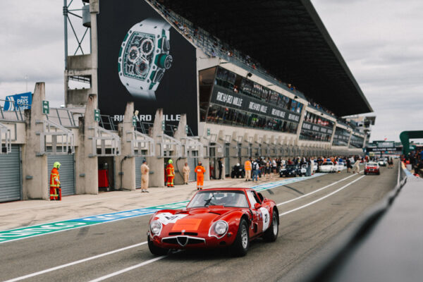 2023 Le Mans Richard Mille race car leaving pitts