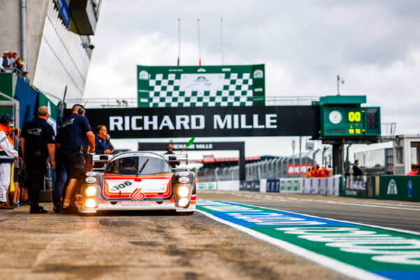 2023 Le Mans Richard Mille race classic car on the track