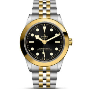 TUDOR BLACK BAY 39 S&G, M79663-0001. Its 39mm steel case, polished and satin-finished, houses the watch