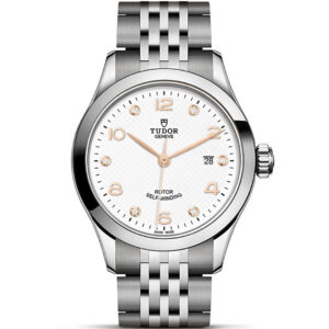 TUDOR 1926, M91350-0013, 28mm steel watch with diamonds on dial