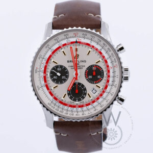Breitling, Navitimer 43 B01 Chronograph, Stainless Steel case, Silver Dial, TWA Airlines special edition AB01219A1G1X2