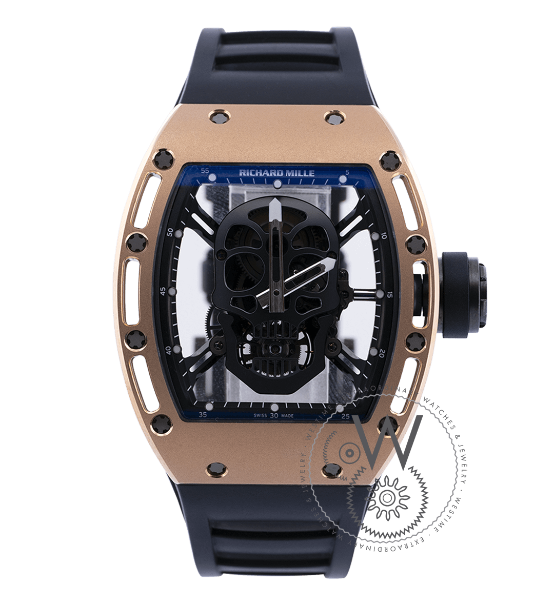 RM 052 RG Tourbillon Skull Luxury Watch | Westime