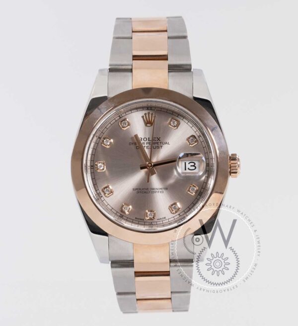 Rolex Datejust 41 Oystersteel and Everose gold 126301 Westime