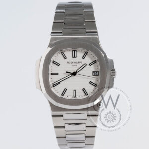 Patek Philippe Nautilus Stainless White Dial 5711/1A-011 pre-owned Watch