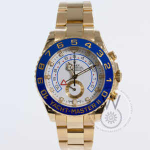 Rolex Yacht-Master II Yellow Gold White Dial 116688 Watch