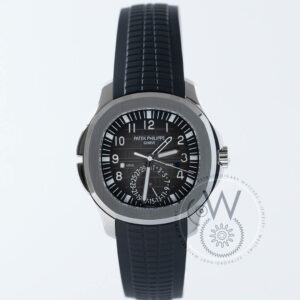 Patek Philippe, AQUANAUT, CASE STEEL, DIAL BLACK, 40.8MM, STRAP RUBBER, 5164A-001