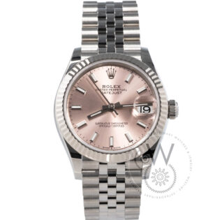 Rolex Datejust Pink Dial, Steel & White Gold Bezel product thumbnail image