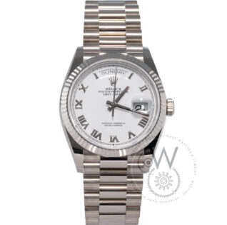 Rolex Day-Date White Gold, White Dial product thumbnail image
