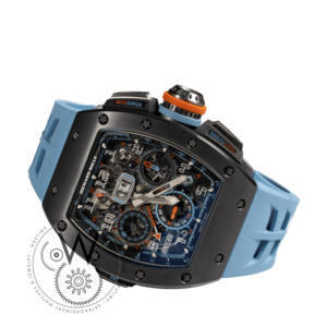Richard Mille RM 11-05 CA CE-G Ti carbon and ceramic chronograph with blue strap – RM CPO