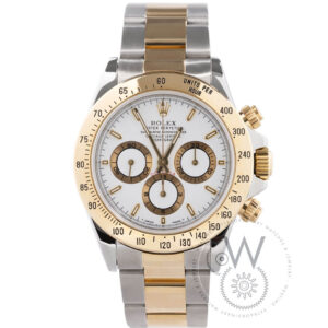 Rolex Daytona 16523 with white dial and Zenith movement