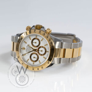 Rolex Daytona 16523 with white dial and Zenith movement