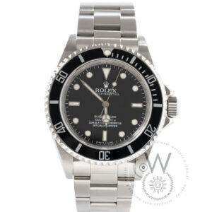 Rolex Submariner 14060M stainless steel with black dial and Oyster bracelet