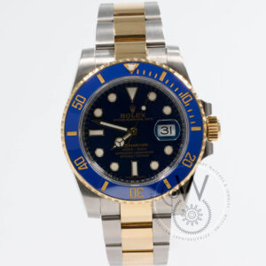 Rolex Submariner Date 116613LB Two-Tone Blue Dial with Blue Ceramic Bezel